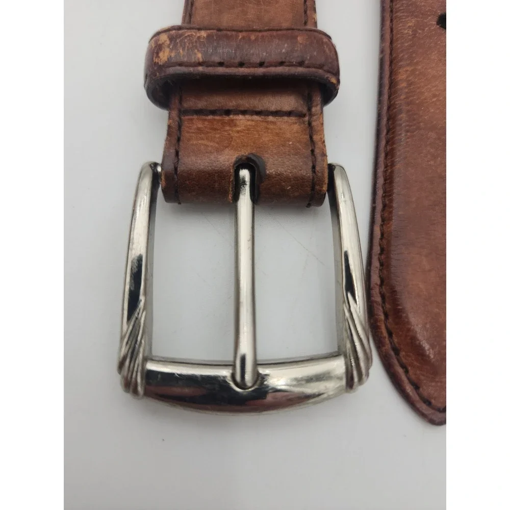 Vintage Cole Haan Woven Fabric & Braided Leather Belt 40/100 Mens 43